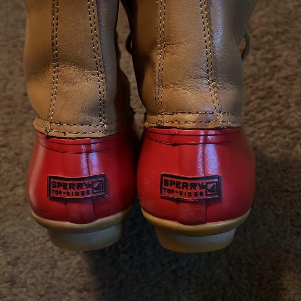 Sperry Fleece Lined Duck Womens Size 9 - image 4